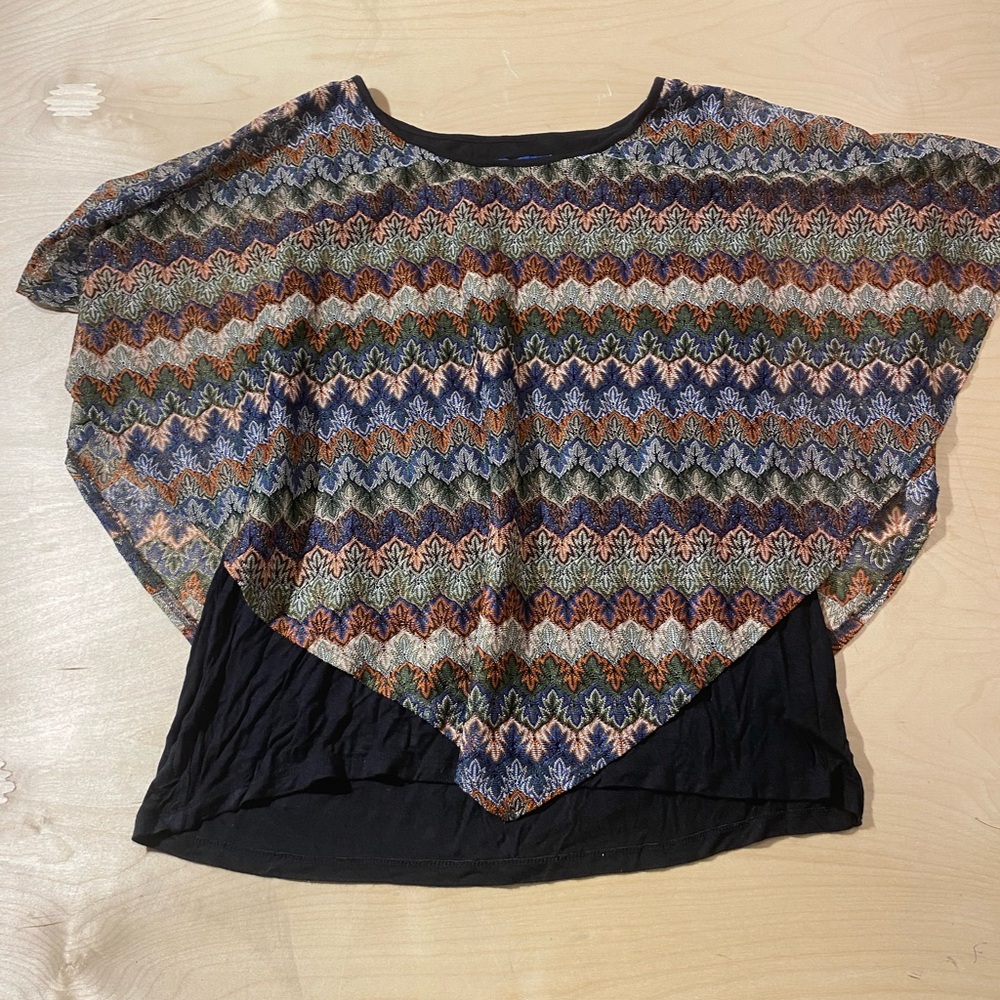 Apt. 9 Multicolor Chevron Blouse